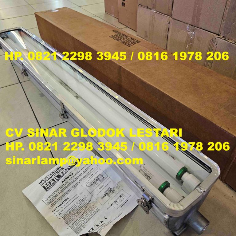 Lampu Explosion Proof Rig A Lite MAR TL 2x60w F48T12 CW HO USA